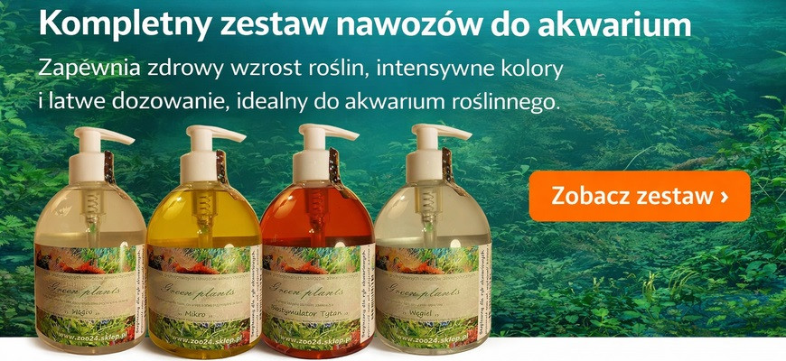 zestaw nawozów do akwarium roślinnego, zdrowy wzrost roślin, intensywne kolory 